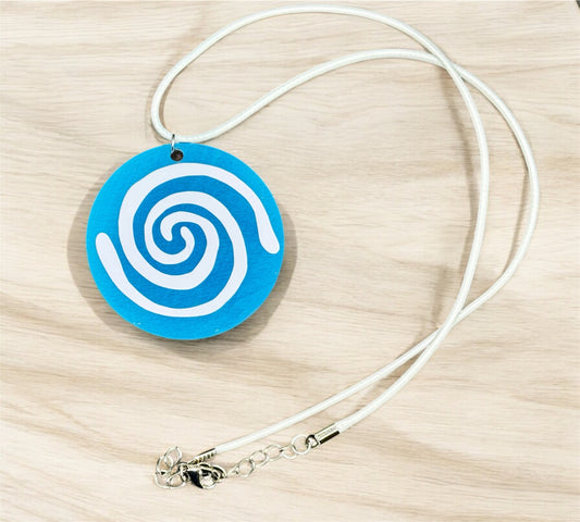 “Water” Taino petroglyph pendant necklace
