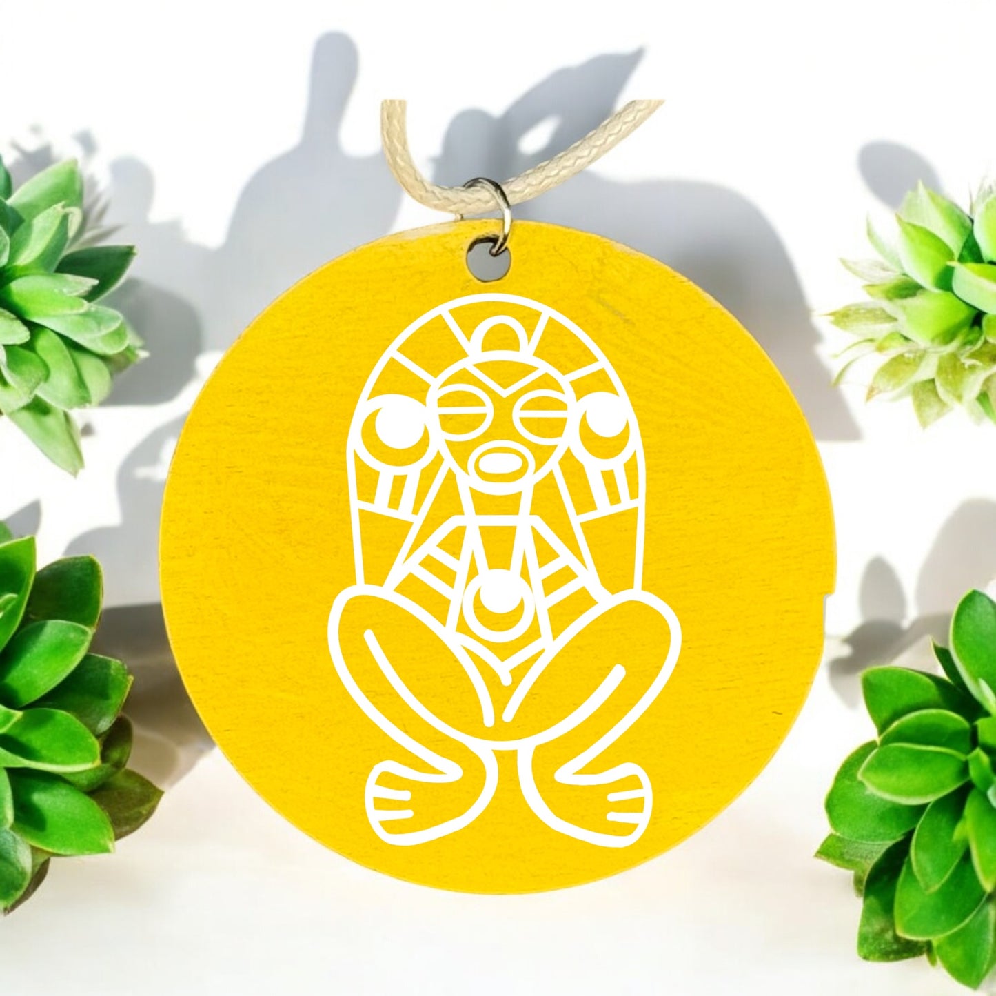 “Atabey” Taino petroglyph pendant necklace