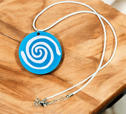 “Water” Taino petroglyph pendant necklace