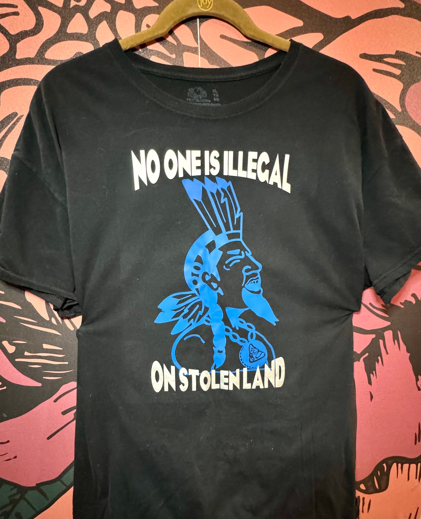 No One is Illegal on Stolen Land-Taino Yucahu tee