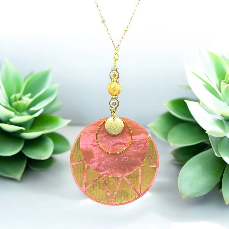 Rosa Sol Pendant Necklace
