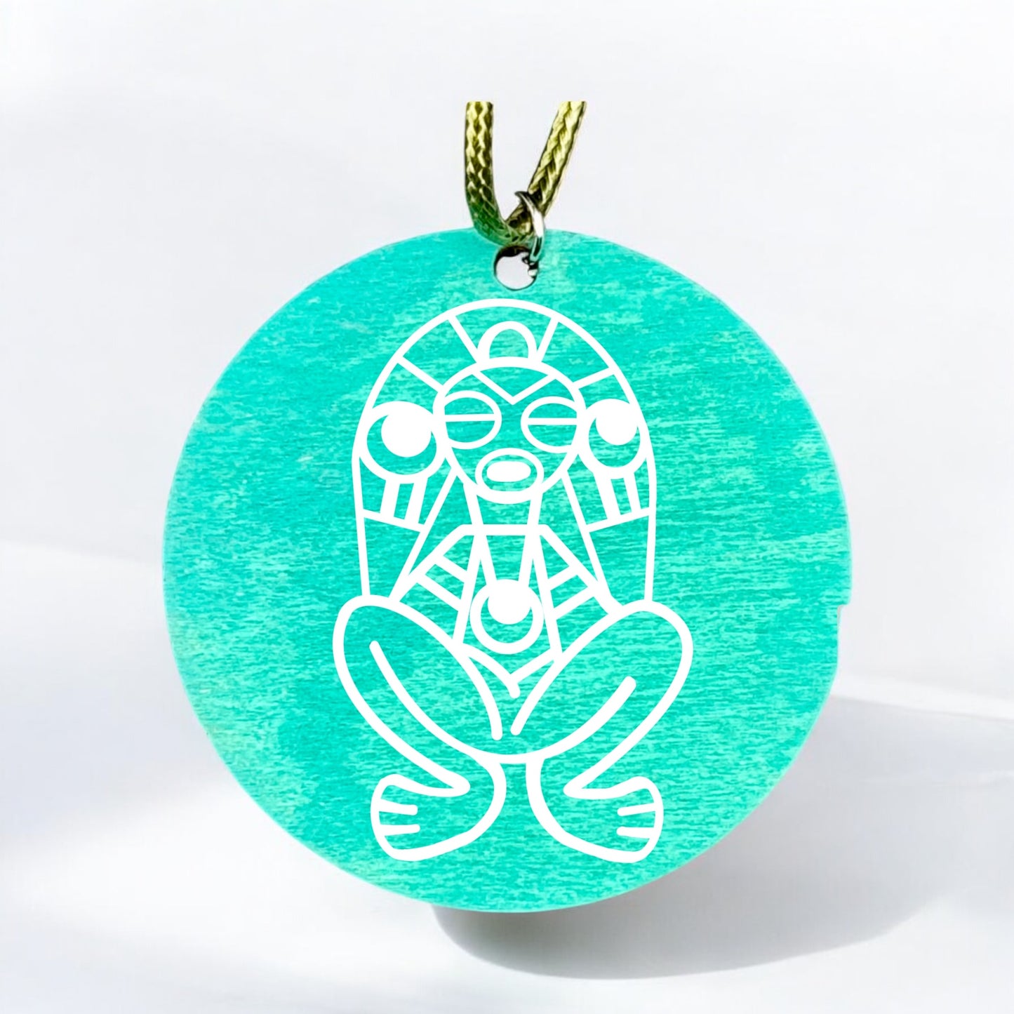 “Atabey” Taino petroglyph pendant necklace