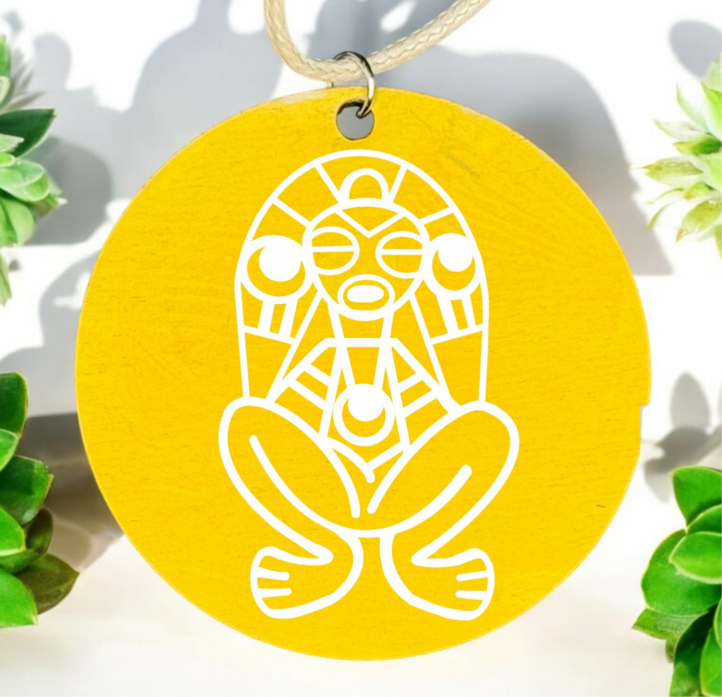 “Atabey” Taino petroglyph pendant necklace