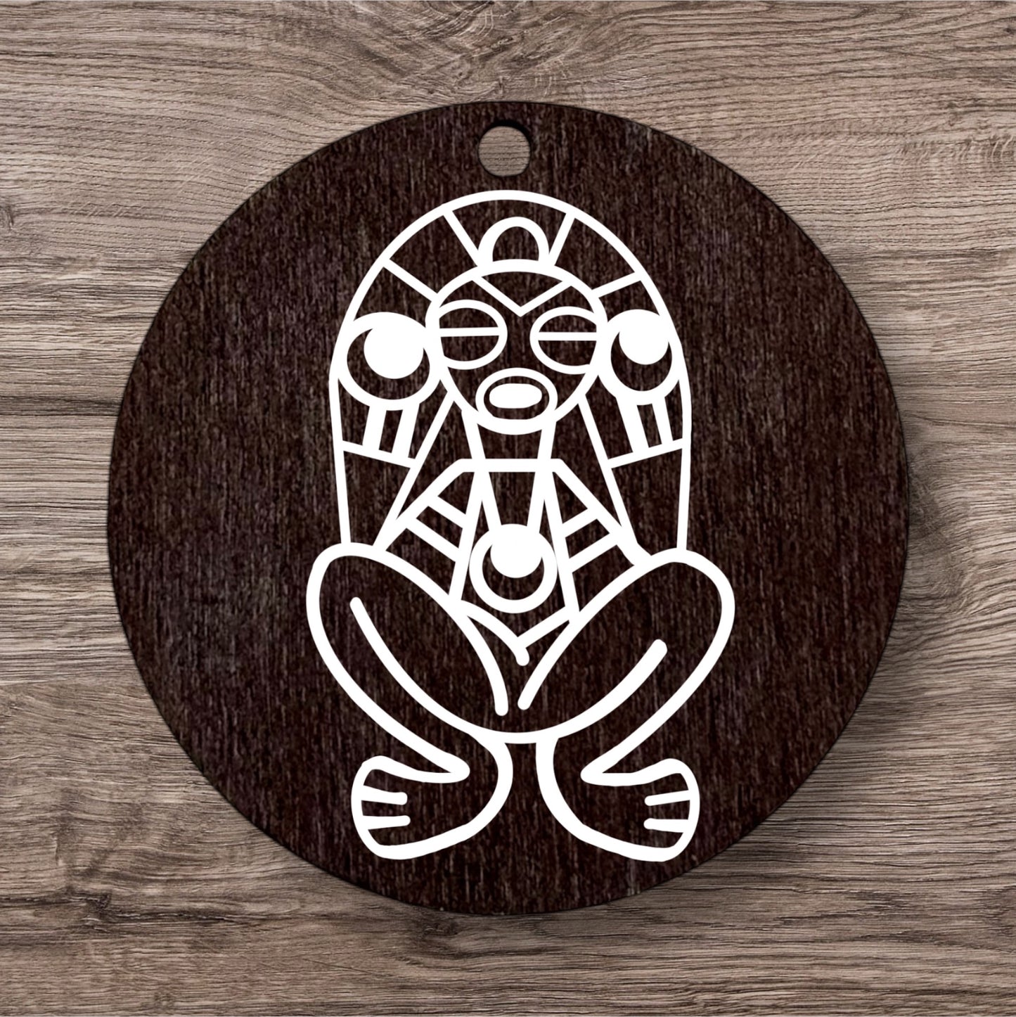 “Atabey” Taino petroglyph pendant necklace
