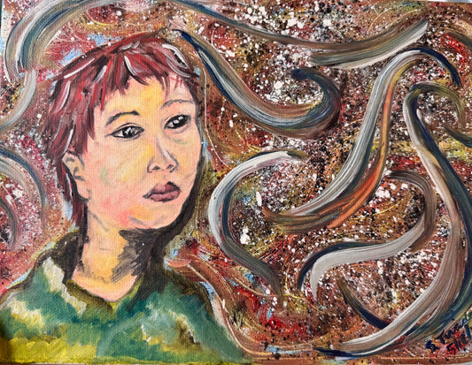 “Unspoken Currents” – 9x12 Acrylic on Canvas (2015)