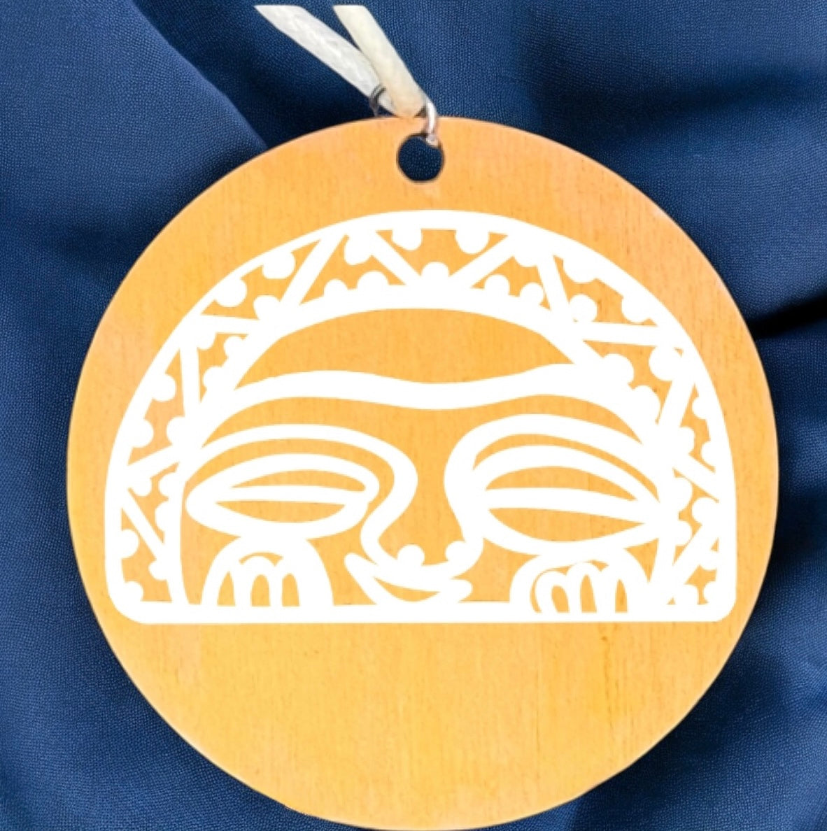 “Diosa Luna/ Moon Goddess” Taino petroglyph pendant necklace