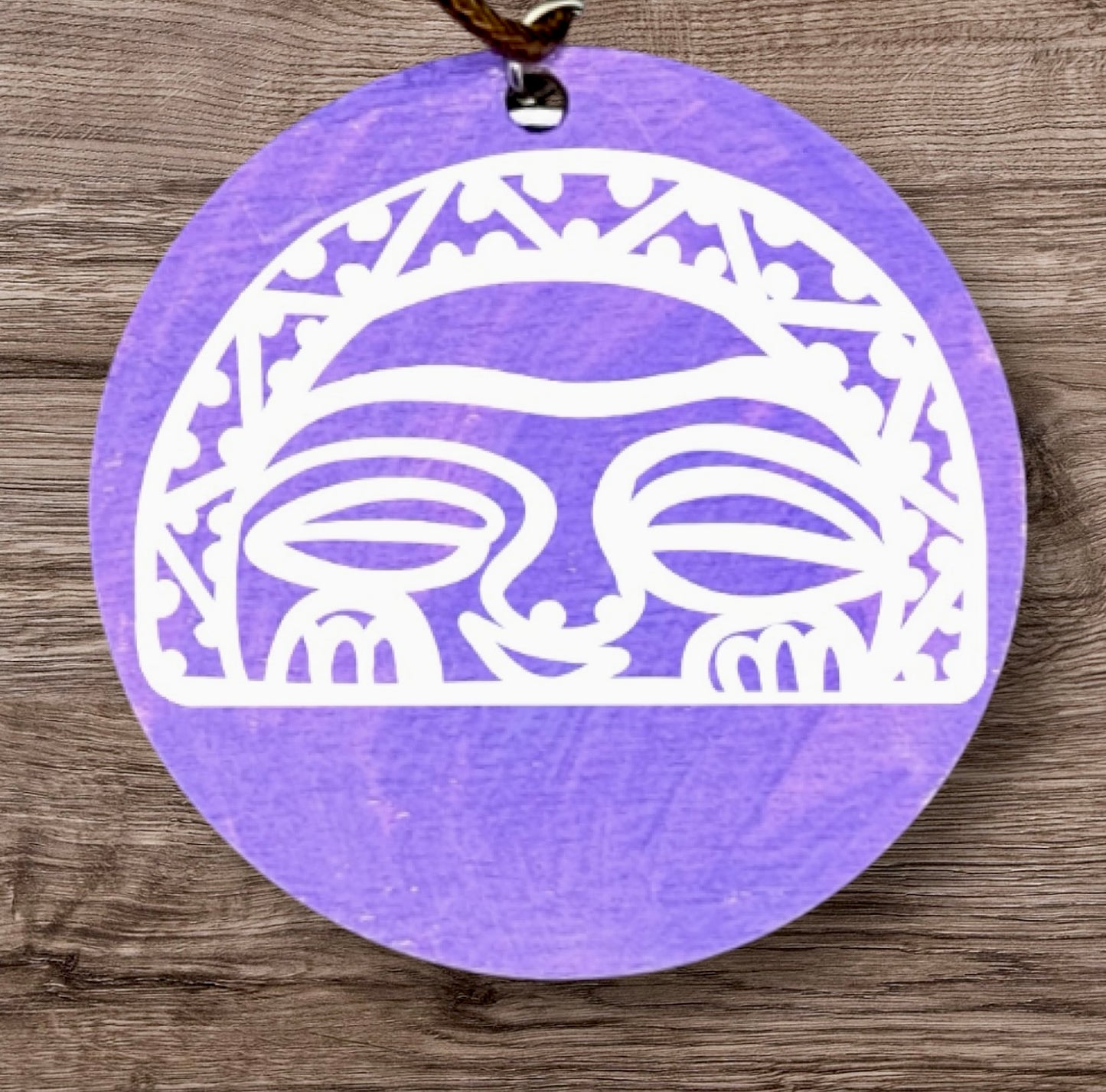 “Diosa Luna/ Moon Goddess” Taino petroglyph pendant necklace
