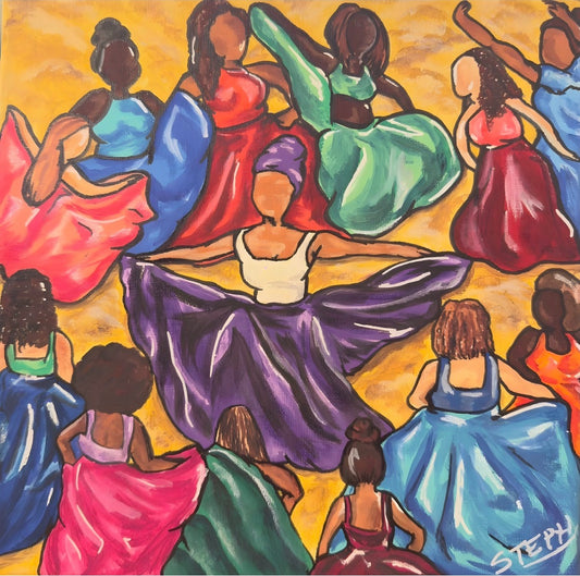 Raíces en Movimiento Fine art print