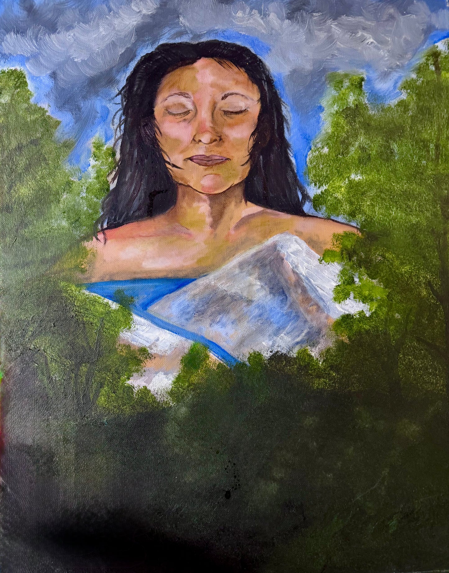 “She Is the Land” – 16x20 Oil on Canvas (2014)