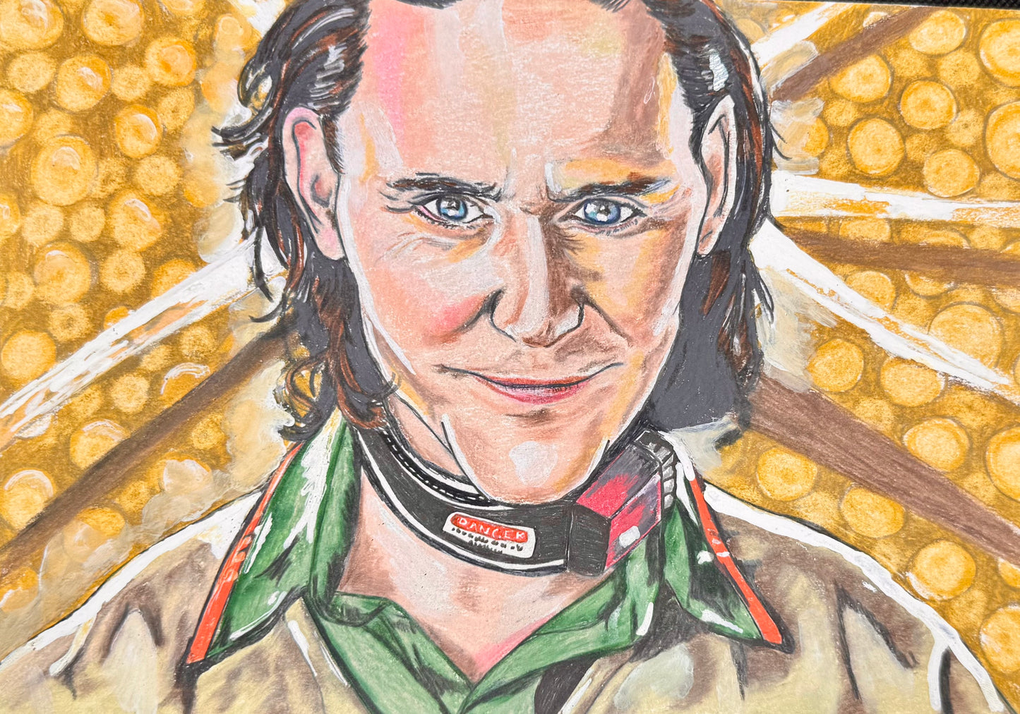 “Loki Variant” – 7x10 Colored Pencil on Paper (2022)