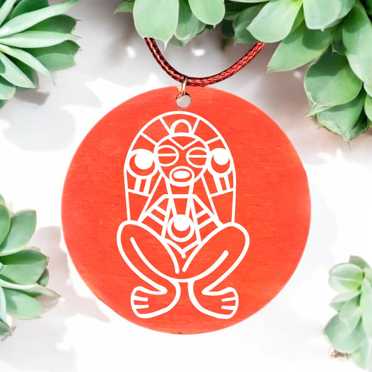 “Atabey”  Taino petroglyph pendant necklace