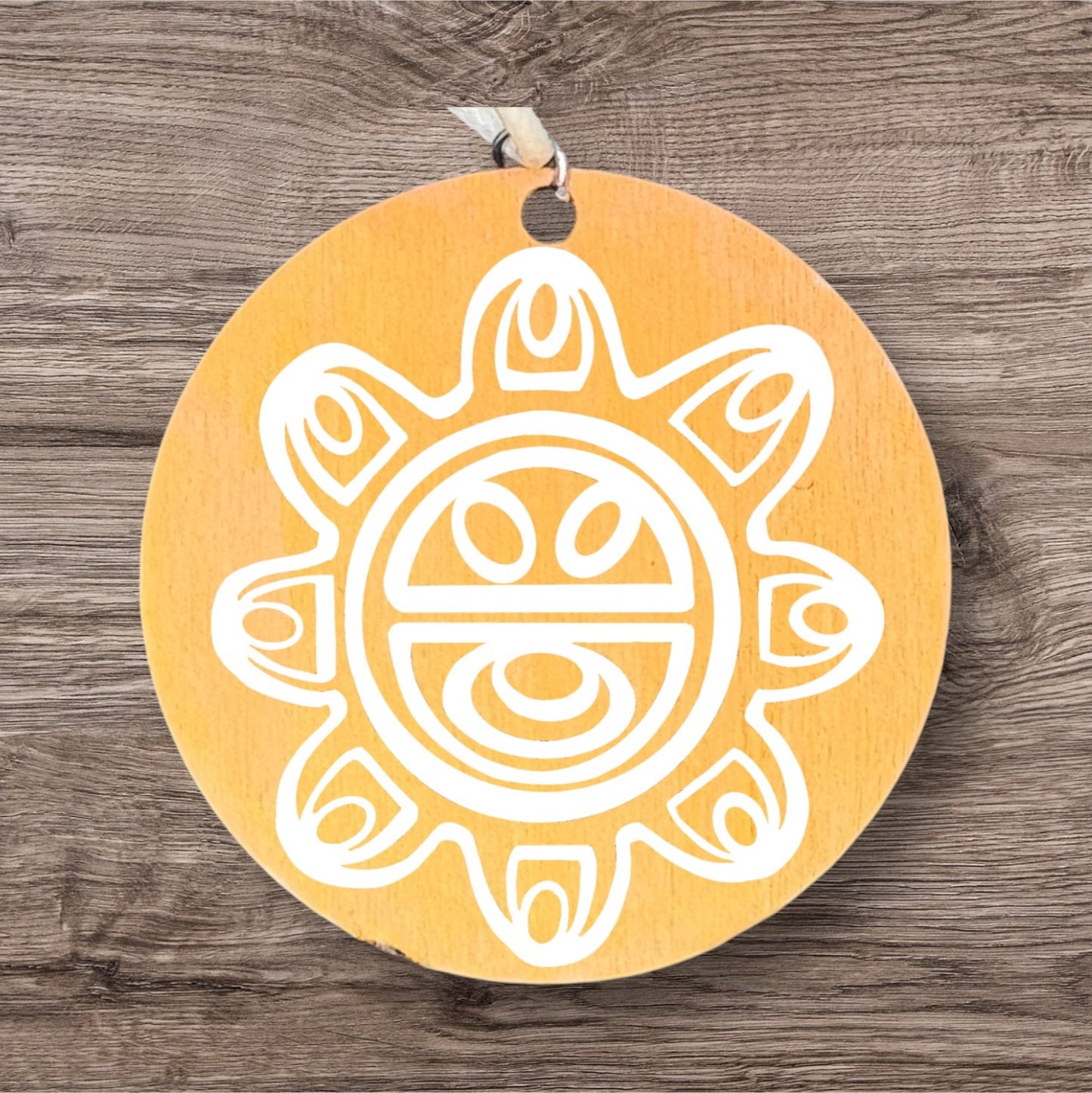 (“Guey/ Sun God” Taino petroglyph pendant necklace