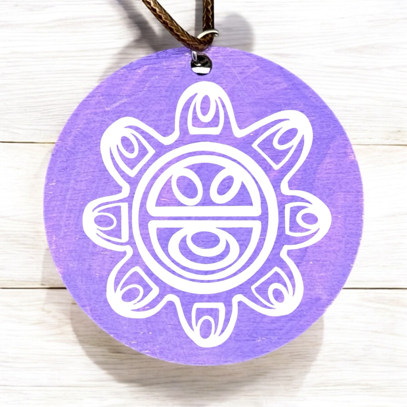 (“Guey/ Sun God” Taino petroglyph pendant necklace