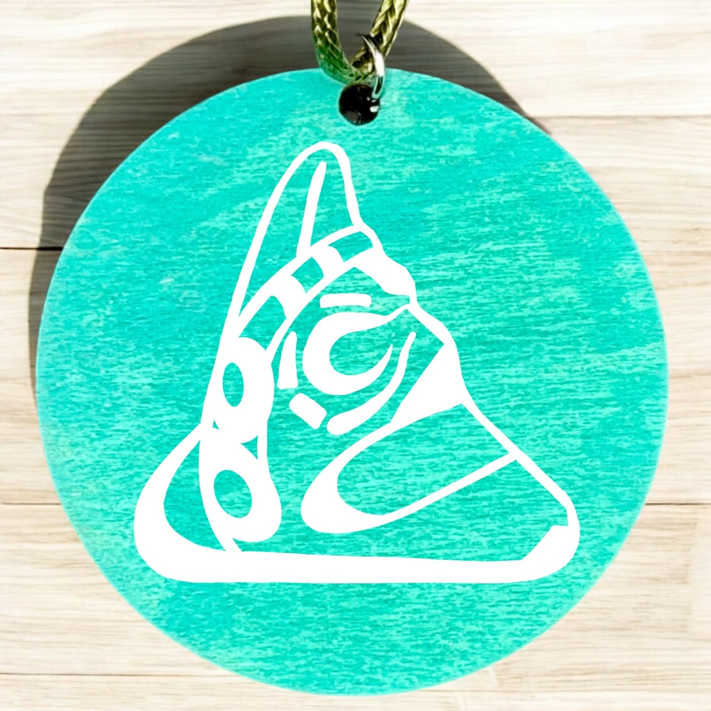 Trigonolito Taino petroglyph pendant necklace