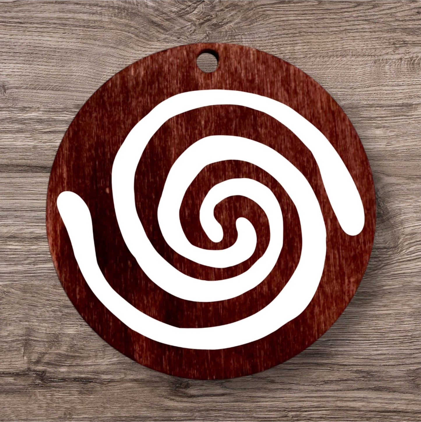 “Water” Taino petroglyph pendant necklace