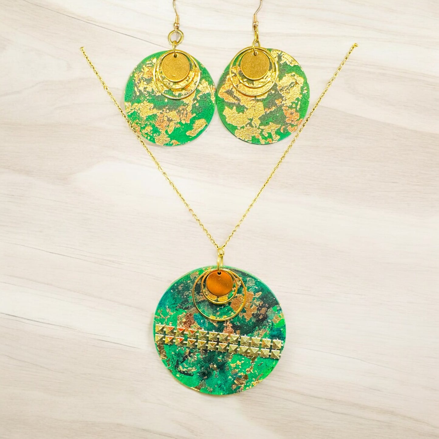 Camo Luxe jewelry set