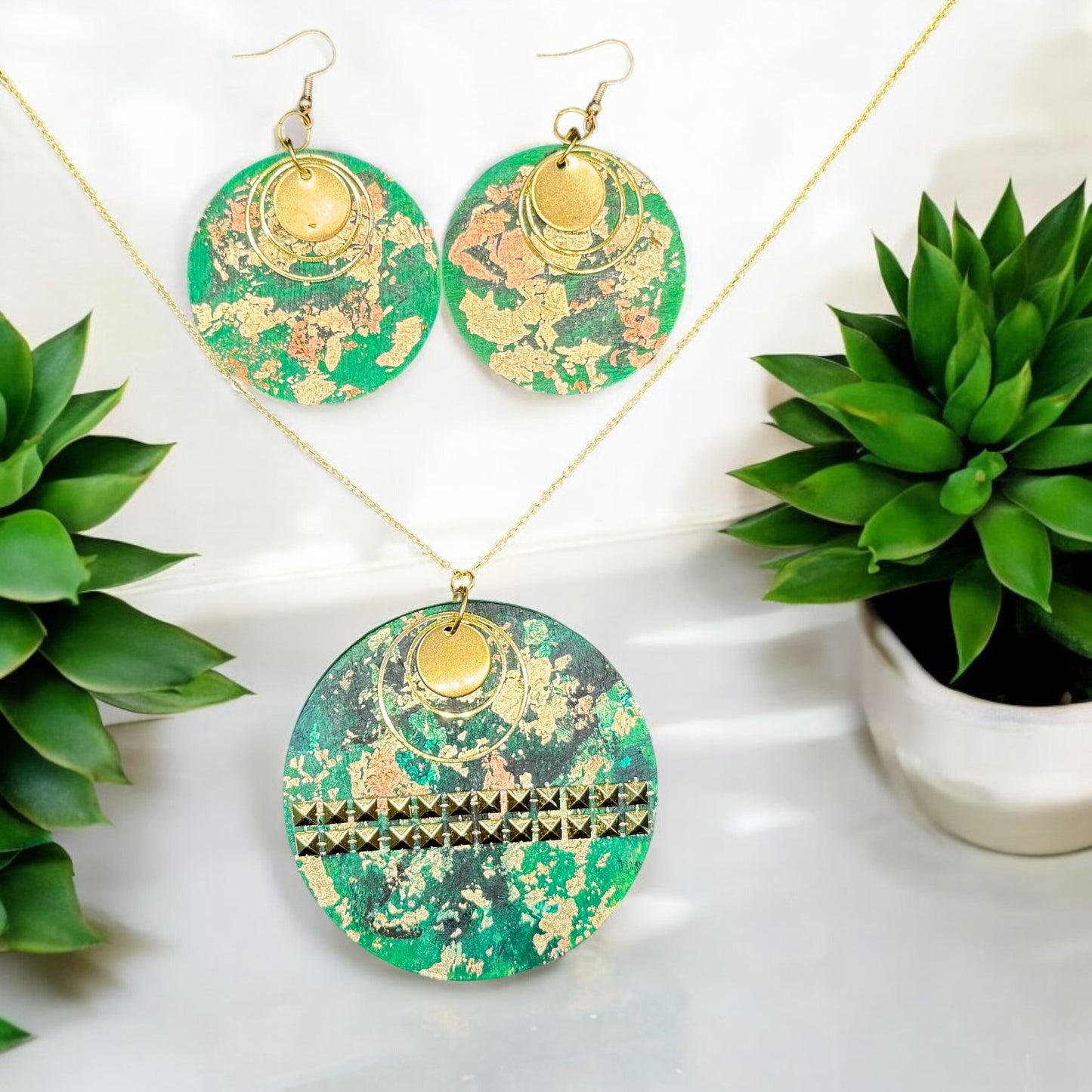 Camo Luxe jewelry set