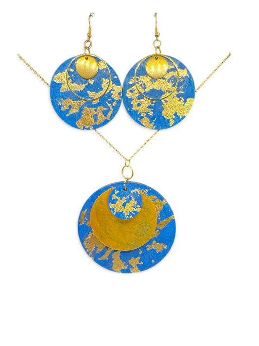 Celestial Glow Gilded Jewelry Set