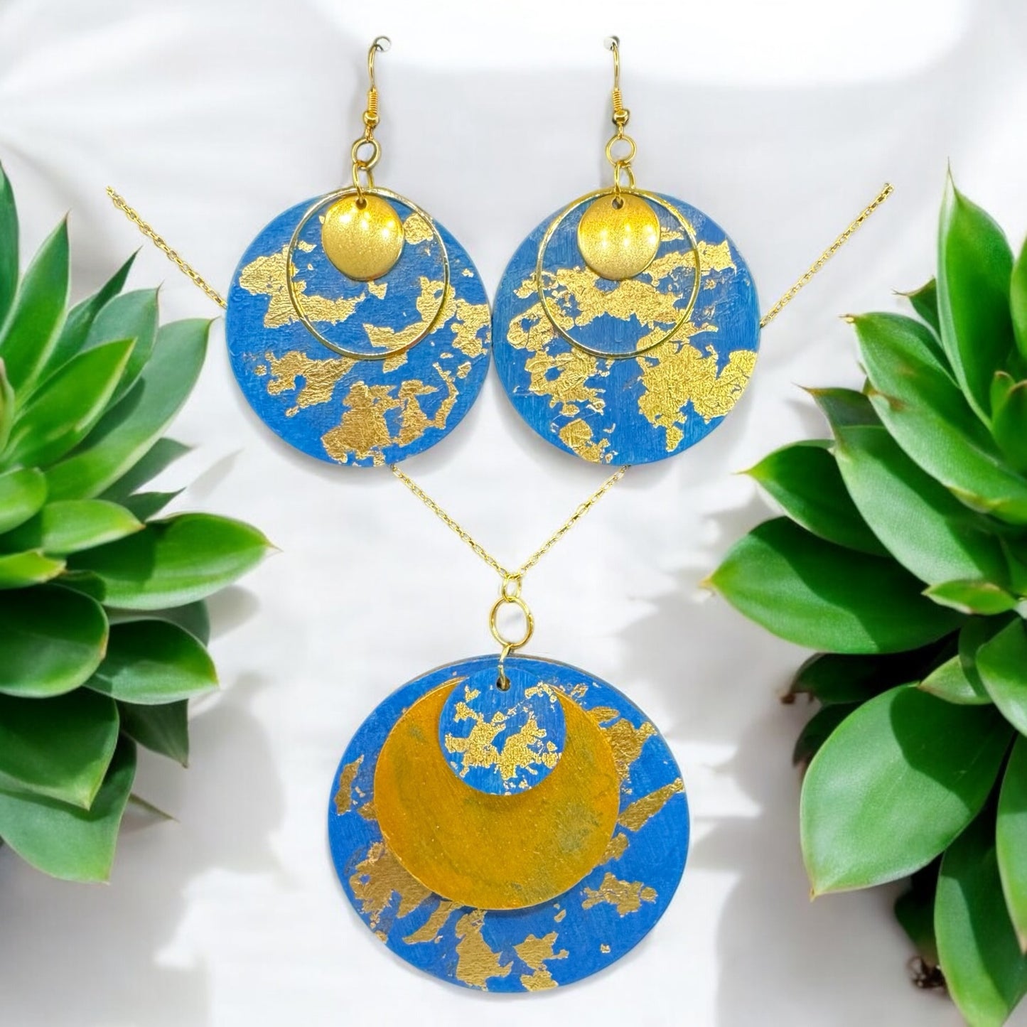 Celestial Glow Gilded Jewelry Set