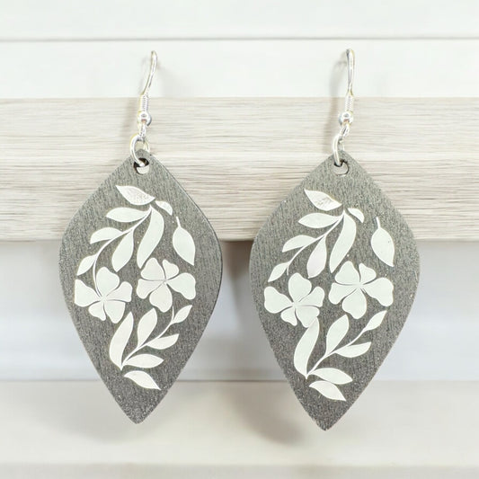 Floral Elegance Drop Earrings