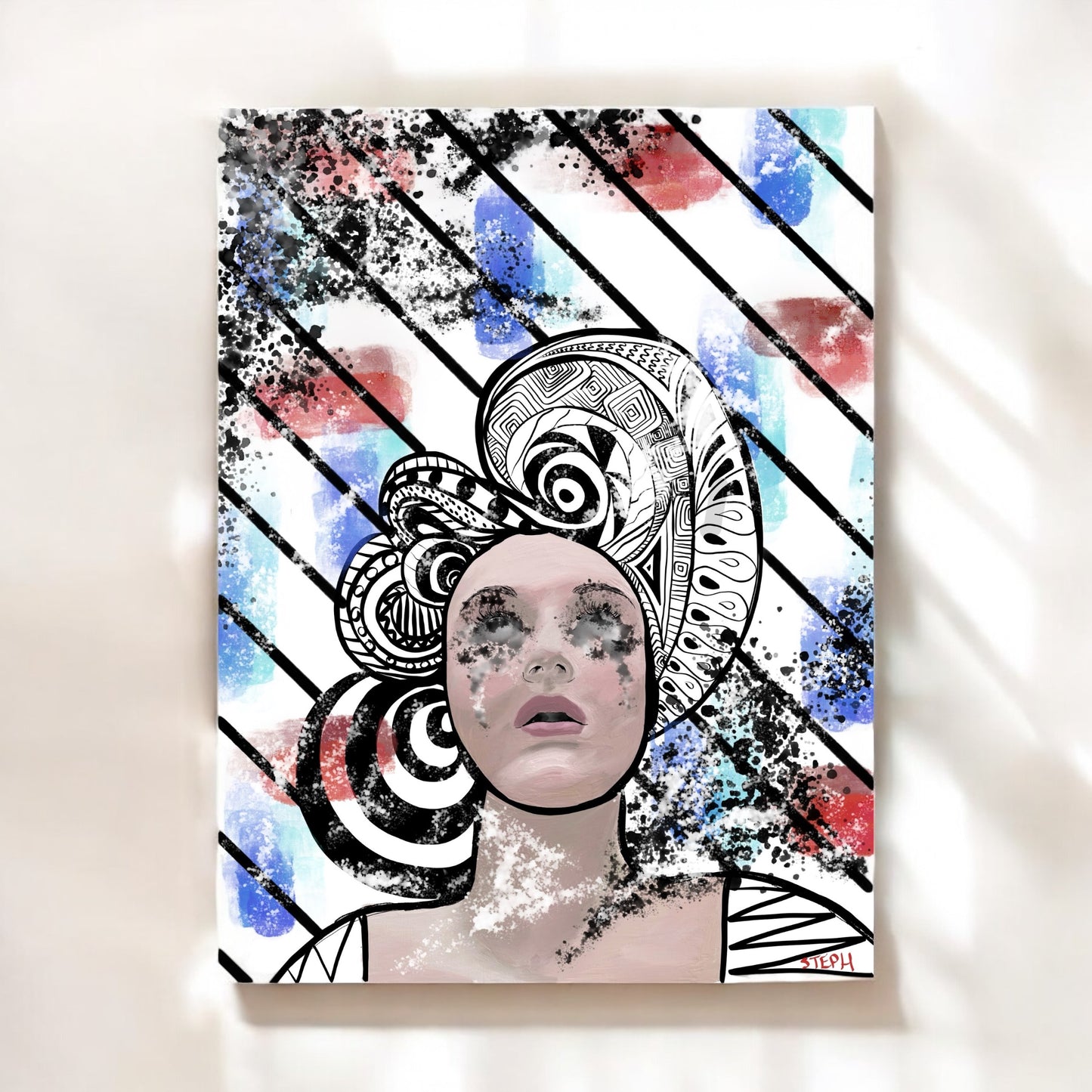 Visión Fragmentada Art print