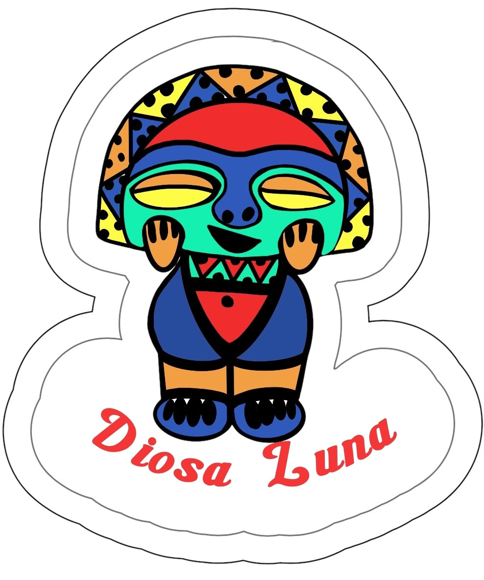 Diosa Luna - Taino inspired sticker