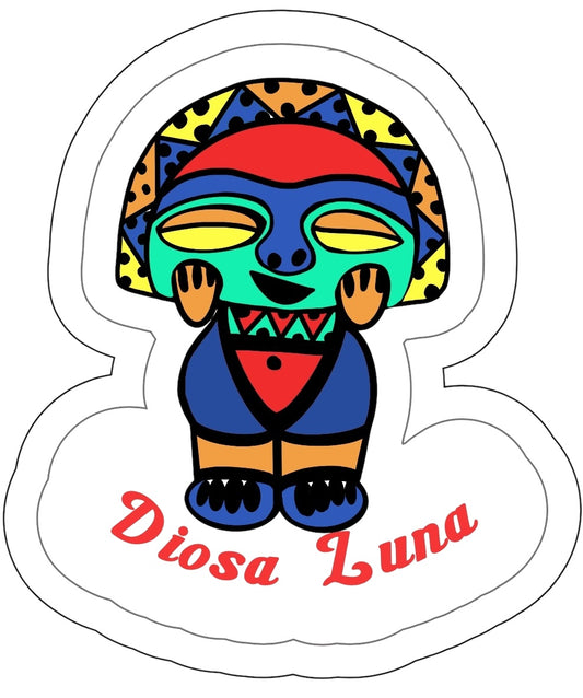 Diosa Luna - Taino inspired sticker