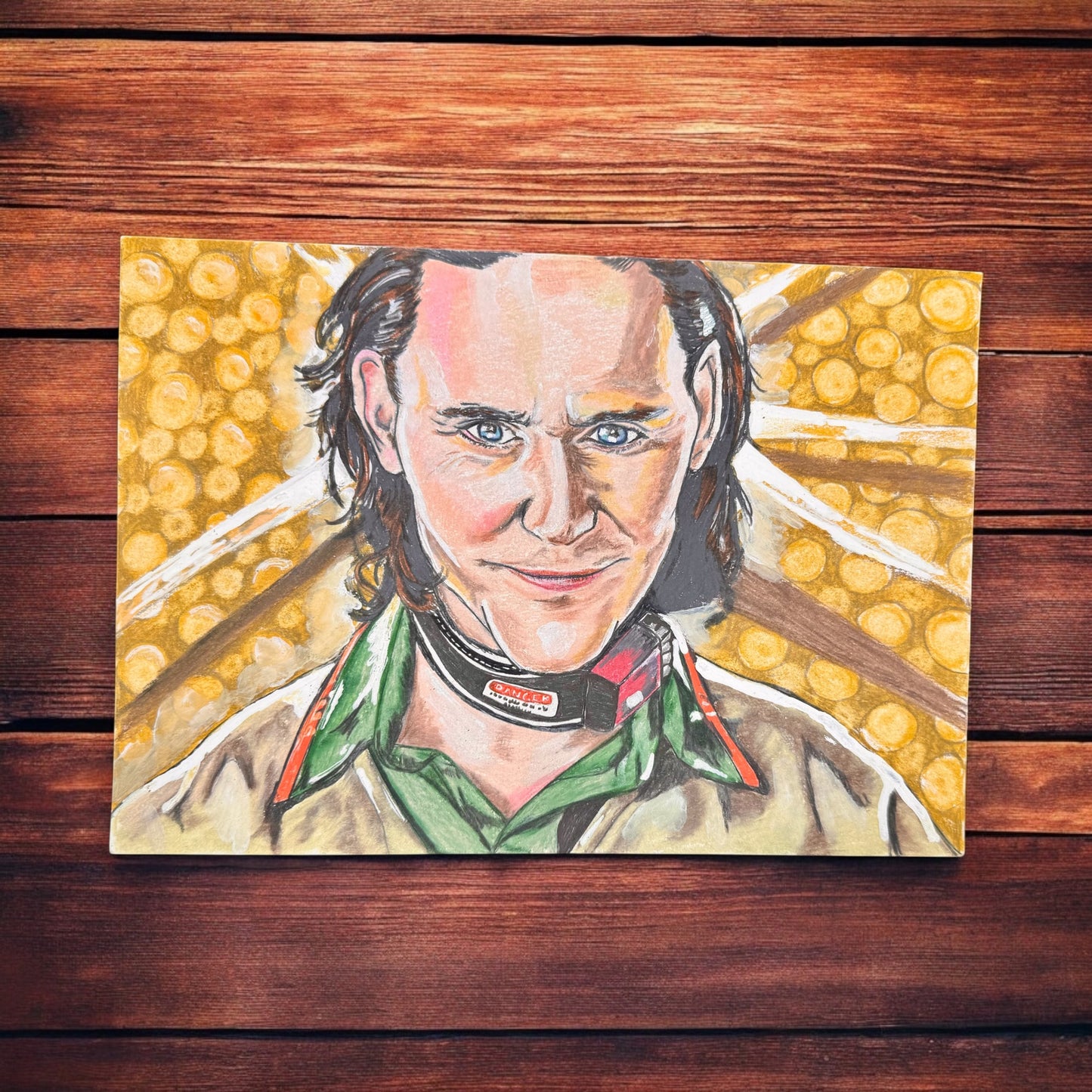 “Loki Variant” – 7x10 Colored Pencil on Paper (2022)