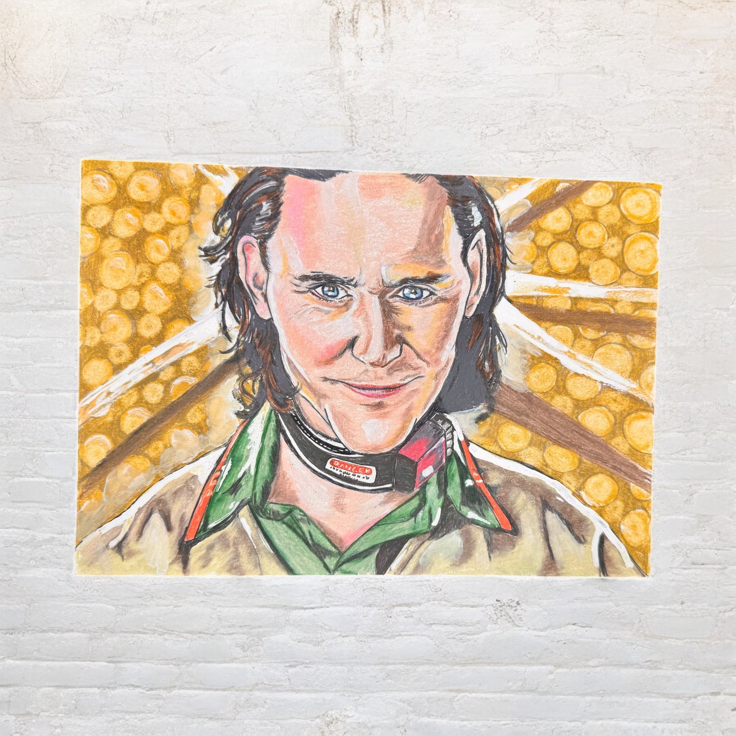 “Loki Variant” – 7x10 Colored Pencil on Paper (2022)
