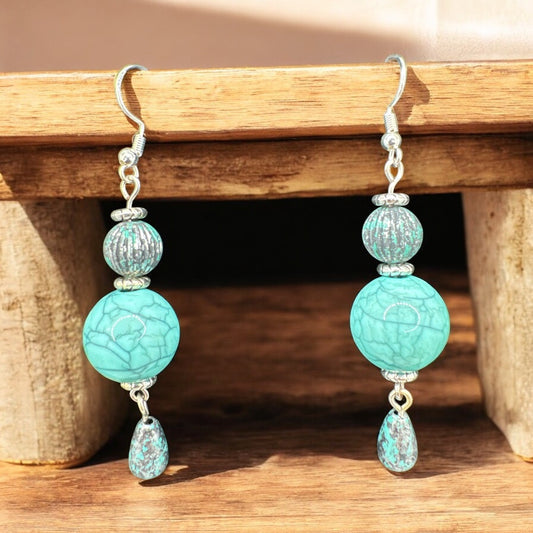 Desert Sky Turquoise Earrings