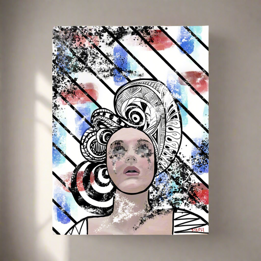 Visión Fragmentada Art print