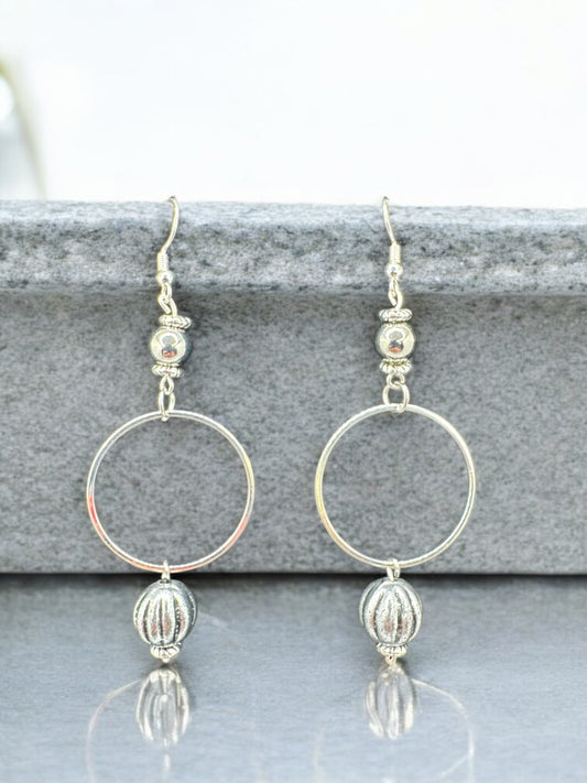 Celestial Hoop Drop Earrings