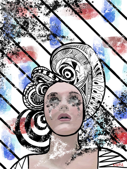 Visión Fragmentada Art print