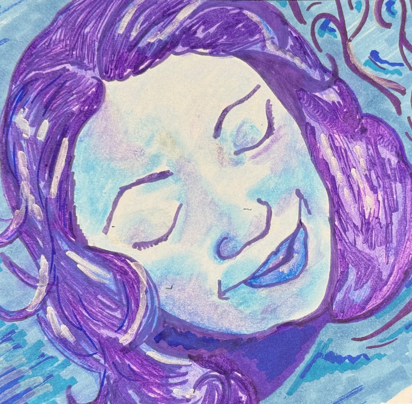 “Resting Light” – 5x5 Ink on Paper (2015)