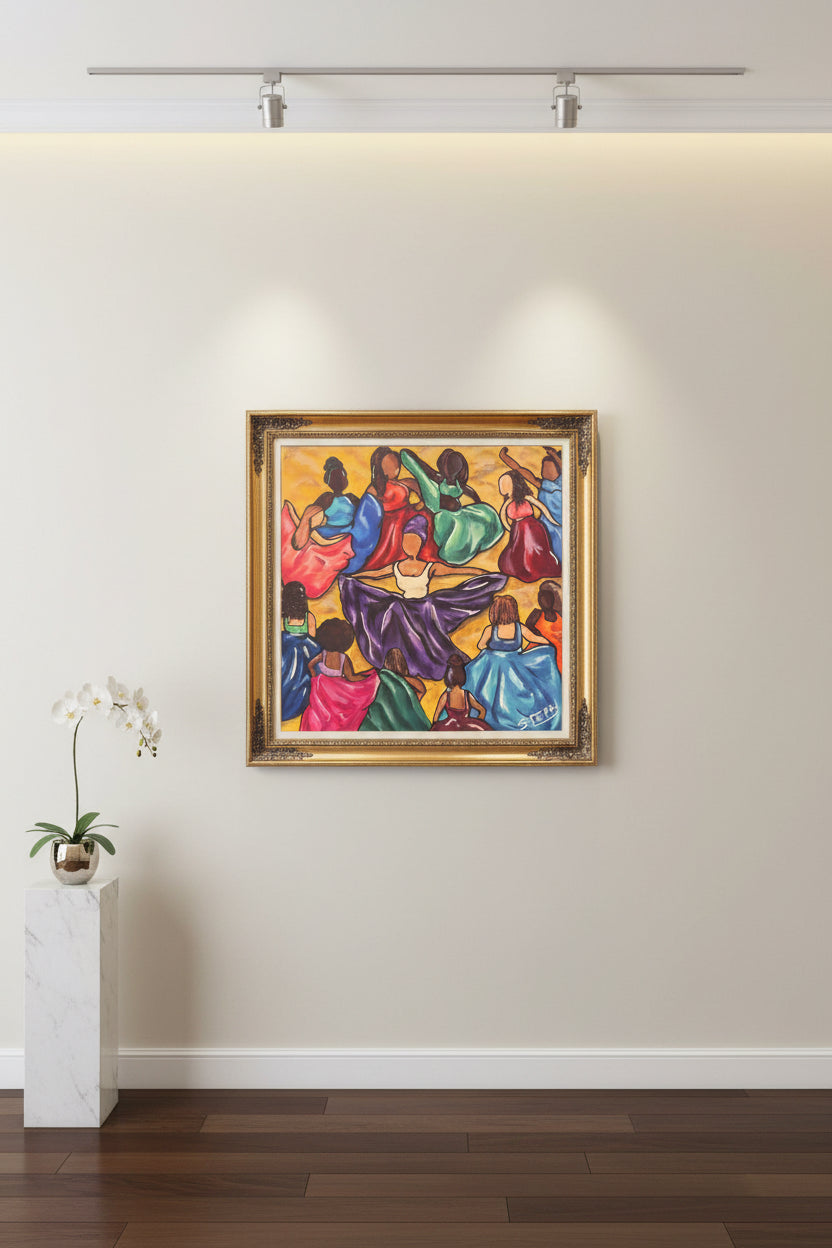 Raíces en Movimiento Fine art print
