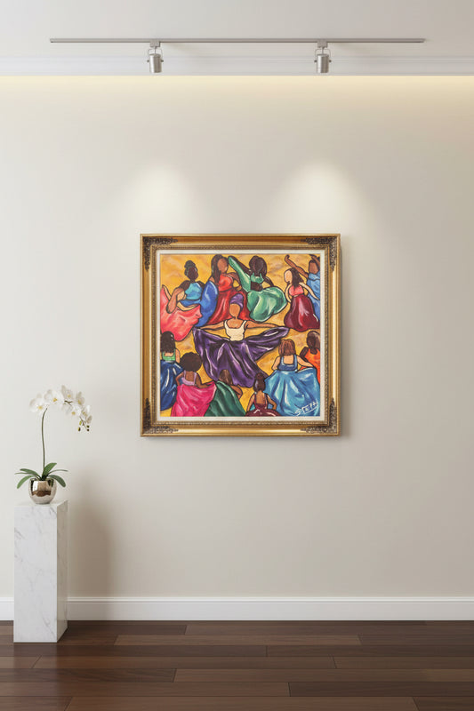 Raíces en Movimiento Fine art print