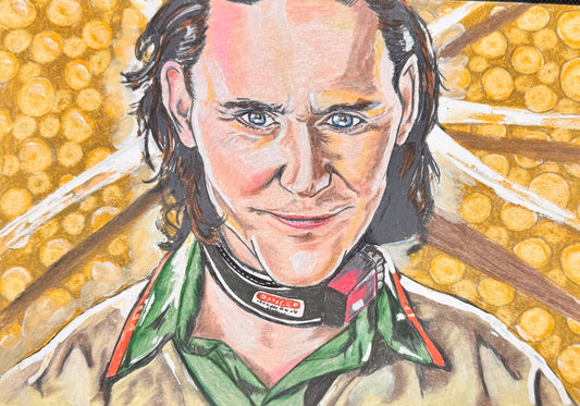 “Loki Variant” – 7x10 Colored Pencil on Paper (2022)
