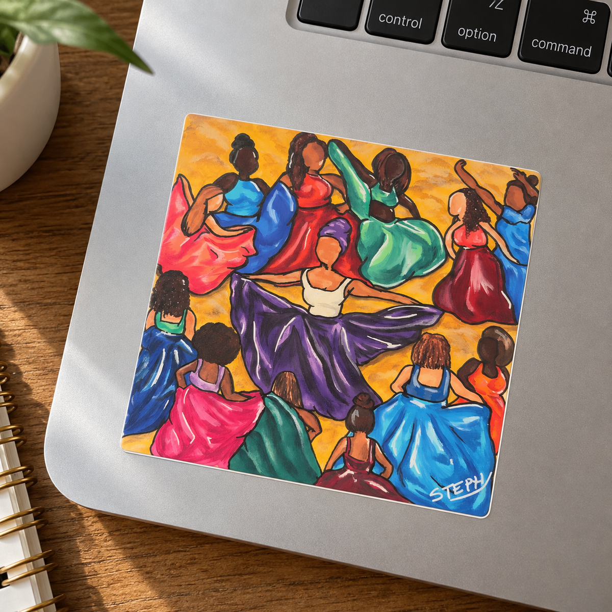 Raíces en Movimiento Fine art print