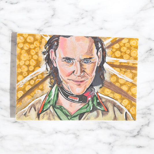 “Loki Variant” – 7x10 Colored Pencil on Paper (2022)